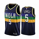 Men's New Orleans Pelicans #5 Herbert Jones 2022-23 Black City Edition Stitched Basketball Jersey Dzhi,baseball caps,new era cap wholesale,wholesale hats